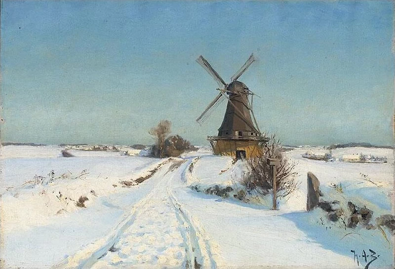 Un mulino a vento